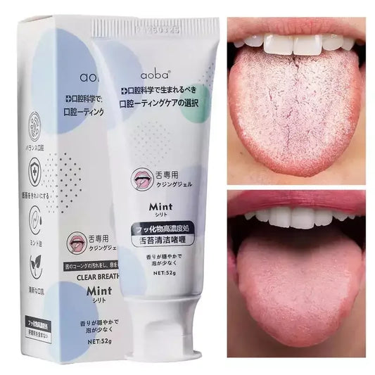 Tongue Scraper Beauty Health  Tongue Coating Cleaning Gel Scraping Artifact Fresh Breath To Remove Oral Odor To Cleaner For Bad