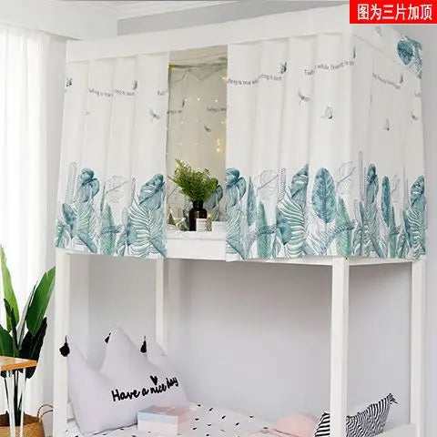 Dormitory Canopy Bed Curtains Bunk Single Curtain Student Bed Dustproof Privacy Protection Mosquito Net Bedroom Home Decor - Jamboshop.com