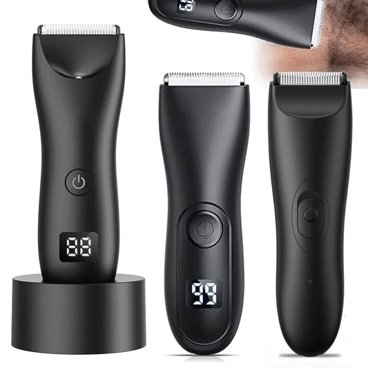 Mens Body Hair Trimmer Balls Shaver for sensitive areas Hair Removal Bikini Trimmer Groin & Body Shaver Groomer Arm Beard Razor