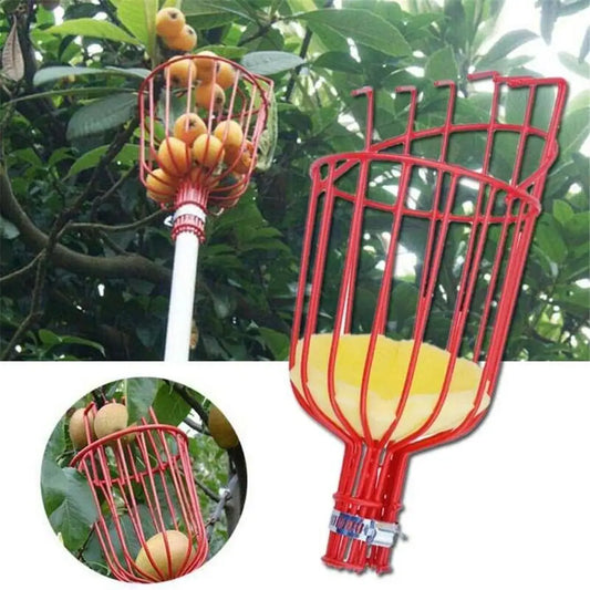 Garden tools Deep Basket Fruit Picker Head Convenient Fruit Picker Catcher Apple Peach Picking Farm Garden Tools Picking Device