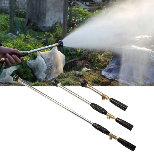 High Pressure Water Spray Mist Sprayer Nozzle Adjustable Garden Farm Irrigation Pump Tool for Fruit Tree Window Cleaning