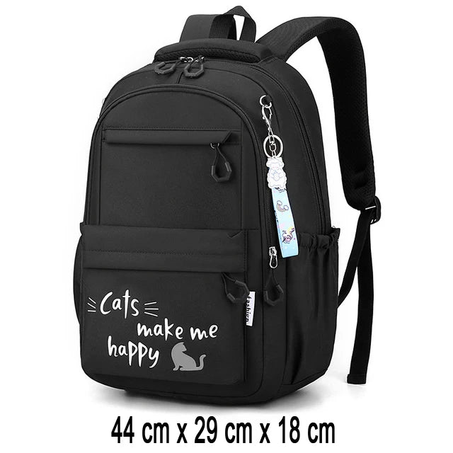 Girl School Bag Backpack Back Pack For Teenager Women Children Female Pink Schoolbag Primary High Bagpack Class Teens Child Kids - Jamboshop.com