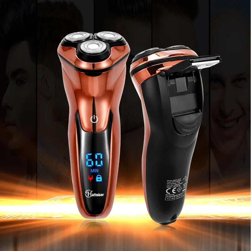 High Quality Electric Shaver Waterproof Fast Charging Men's Shaver Rechargeable Electric Razor Beard Trimmer Shaving Machine