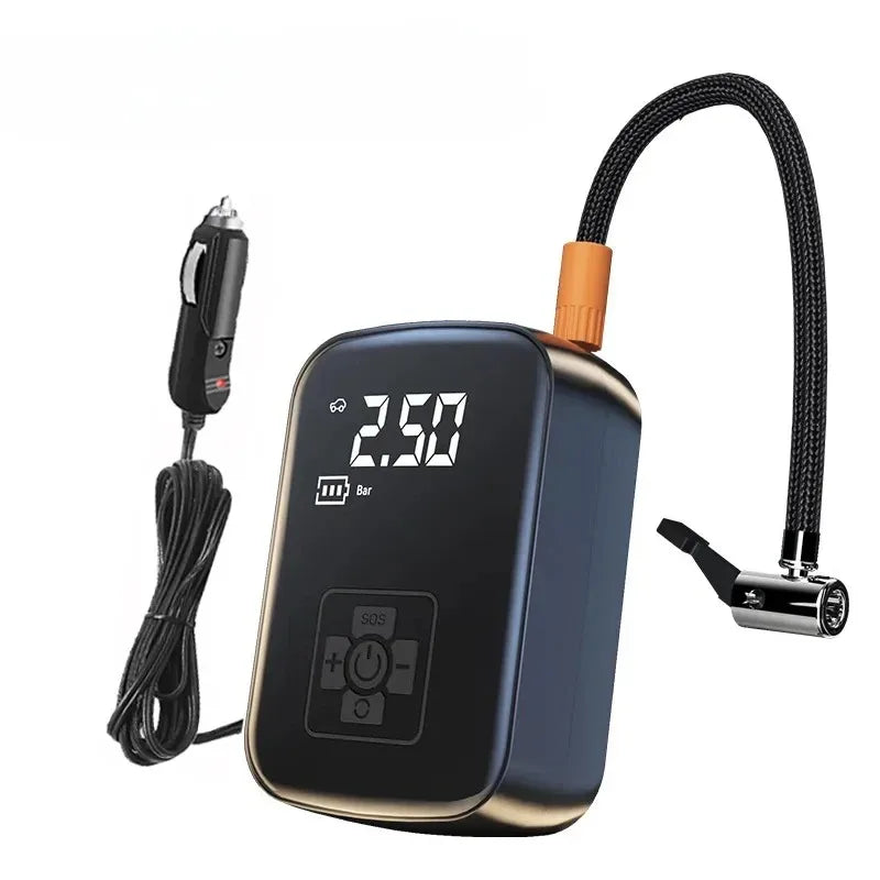 LEIBOO Wireless Car Air Compressor Air Pump Electric Tire Inflator Pump for Motorcycle Bicycle AUTO Tyre with Digital Display - Jamboshop.com