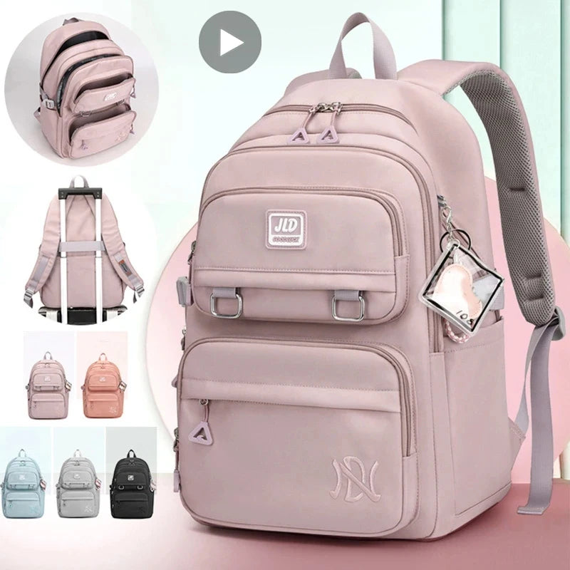 Backpack School Bag Girl Back Pack For Children Kid Child Teenager Female Class Schoolbag Primary Women Bagpack Teen Bookbag Kit - Jamboshop.com