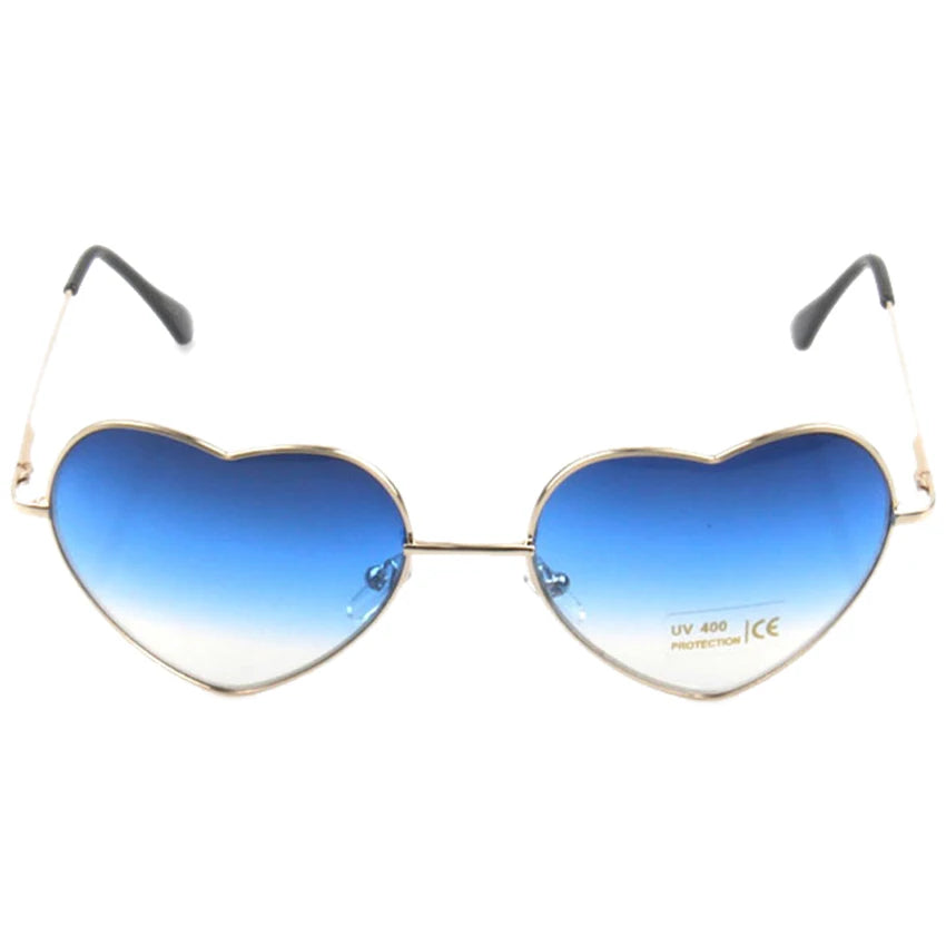 FOENIXSONG Women's Sunglasses Cute Heart Frame UV400 Vintage Mirror Glasses for Women Gafas очки Oculos Lentes - Jamboshop.com