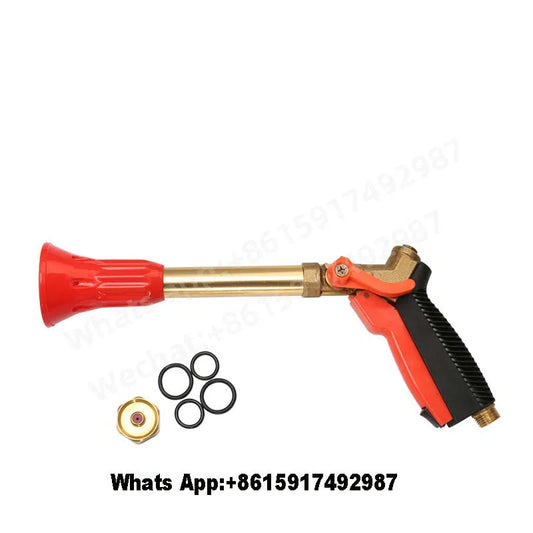 (1Piece)Trigger Spray Gun High Pressure Tractor-Mounted Sprayer Agricultural High Pressure Pistol Turbo Brass Power Spray gun