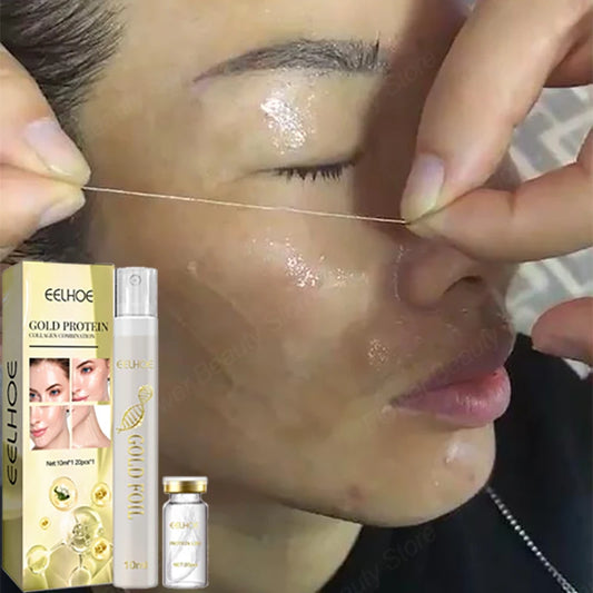 Collagen Protein Thread Instant Wrinkle Remover Serum Set Lifting Firming Soluble Absorbable Face Filler Anti-aging Skin Care - Jamboshop.com