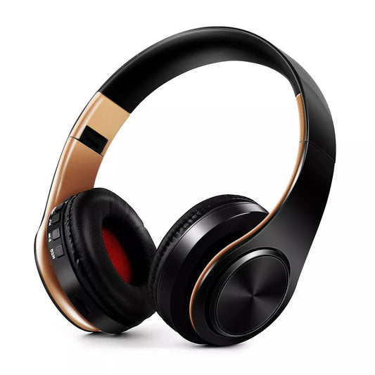 HIFI Stereo Earphones Bluetooth Headphone Music Headset FM and Support SD Card with Mic for Mobile Xiaomi Iphone Sumsamg Tablet - Jamboshop.com
