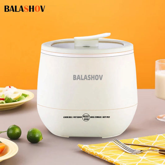 1.8L Electric Mini Rice Cooker Multifunctional Non Stick Pots for Cooking Portable Multicooker Appliances for Kitchen 110v 220v - Jamboshop.com