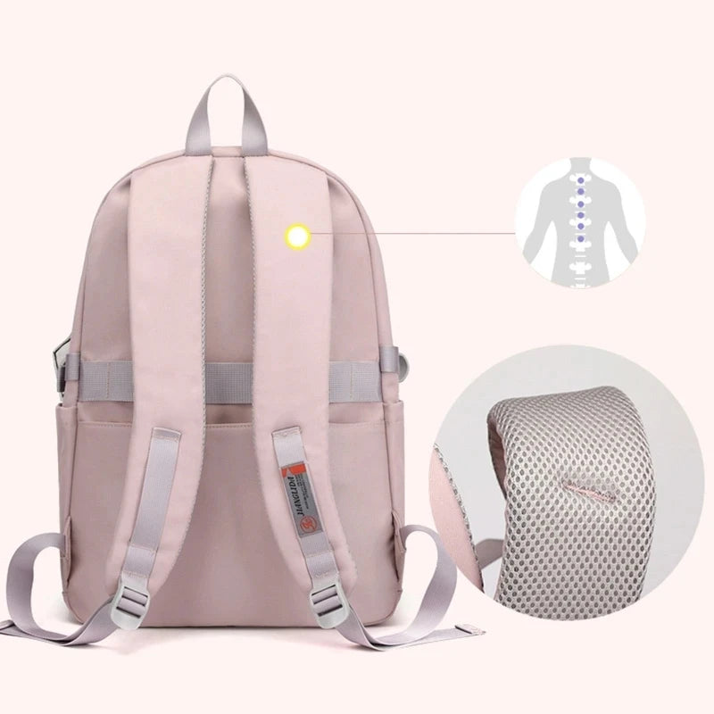 Backpack School Bag Girl Back Pack For Children Kid Child Teenager Female Class Schoolbag Primary Women Bagpack Teen Bookbag Kit - Jamboshop.com