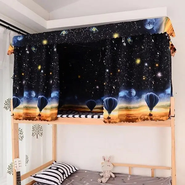 Dormitory Canopy Bed Curtains Bunk Single Curtain Student Bed Dustproof Privacy Protection Mosquito Net Bedroom Home Decor - Jamboshop.com