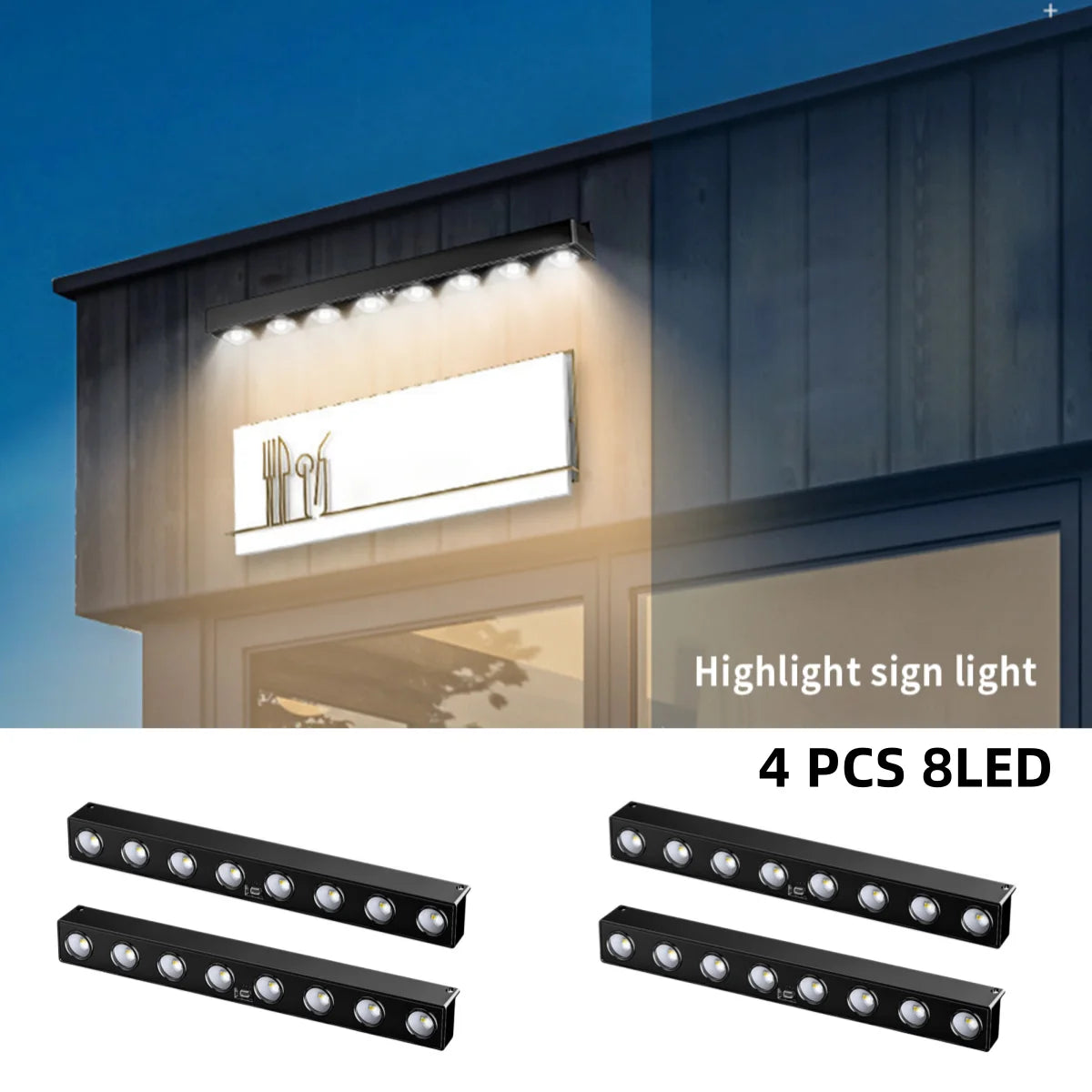 Solar Wall Light Outdoor Waterproof Wall Lamp Track Lighting For Home Garden Patio Villa Outdoor Decoration Outside Sunlights - Jamboshop.com