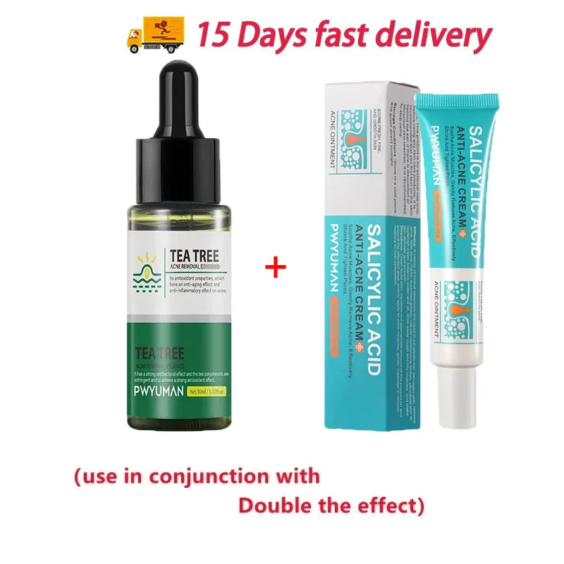 Salicylic Acid Acne Treatment Cream Repair Pimple Spots Serum Cleaning Pore Anti-acne Oil Control Moisturizer Smooth Skin Care - Jamboshop.com