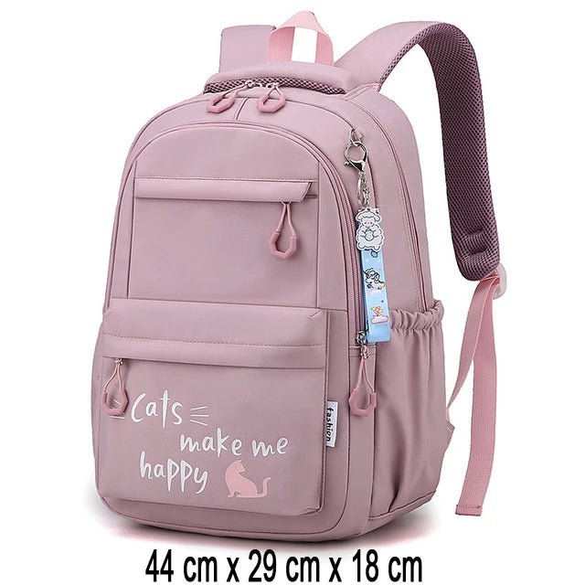 Backpack School Bag Girl Back Pack For Children Kid Child Teenager Female Class Schoolbag Primary Women Bagpack Teen Bookbag Kit - Jamboshop.com