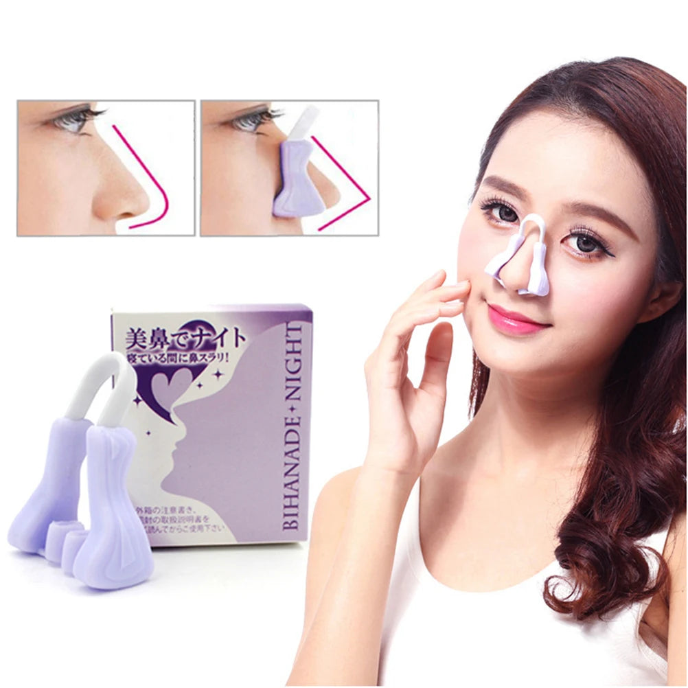 Magic Nose Shaper Clip Nose Lifting Shaper Shaping Bridge Nose Straightener Silicone Nose Slimmer No Painful Hurt Beauty Tools