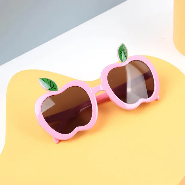 Apple Shape Children's Sunglasses Trendy Beach Sun Glasses UV400 Girls Boys Eyeglasses Outdoor Shades Decoration Eyewear - Jamboshop.com