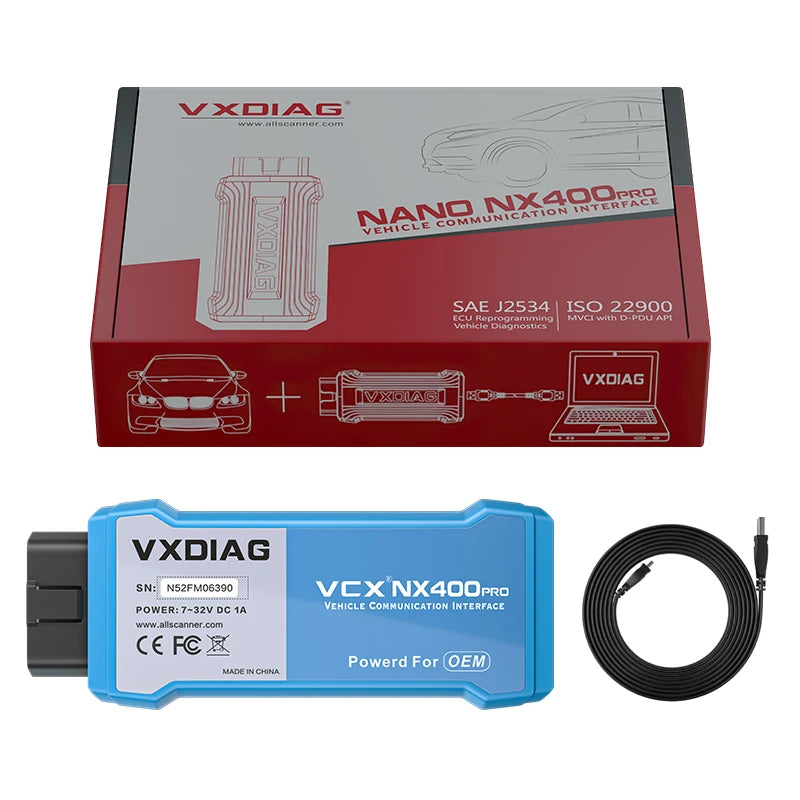 VXDIAG VCX NANO NX400 For Toyota J2534 Programming Techstream For Lexus Auto Diagnostic Tools ECU Coding Code Reader Scanner - Jamboshop.com