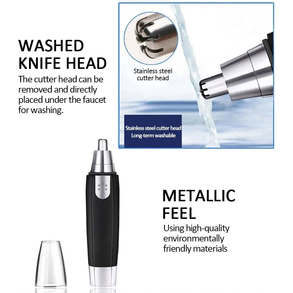 Electric Nasal Hair Slimmer Tools Shadowing Knife Push Men's Ear Shaving Machine for Men Neck Eyebrows Razors Women's Razor Care