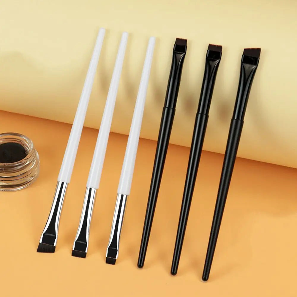 Cosmetics Brush Beauty Eye Liner Brush Flat Eyebrow Brush Angled Fine Eyeliner Brushes Blade Makeup Brushes Liner Brow Brush