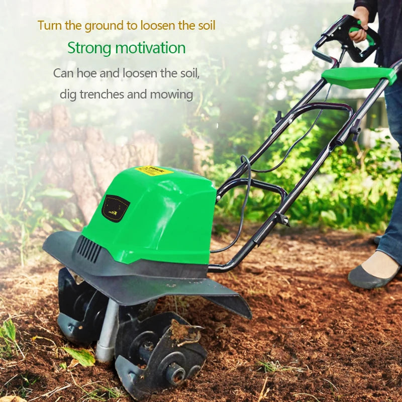 TLEG-01A Electric Small Household Scarifier 220V/1500W Orchard Garden Lawn Mower Micro Tillage Plowing Machine Farm Tools