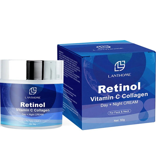 Retinol Professional Lanthome Whitening Collagen For Face Night and Day Reduces Wrinkles Lifting Brighten Moisturizing For Women - Jamboshop.com