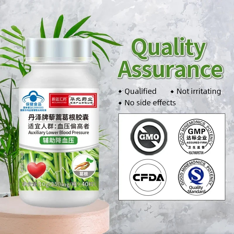 High Blood Pressure Capsules Lower Hypertension Control Pills Blood Pressure Treatment Support Artemisia Selengensis Supplements