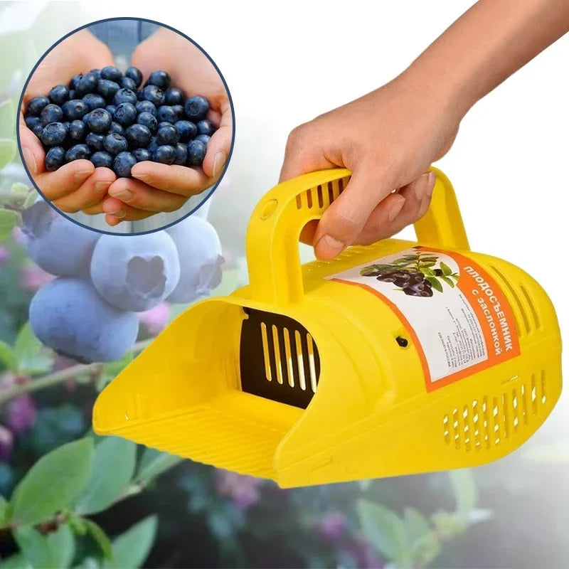 Blueberry Picker Fruit Picker Portable Comb Rakes Catcher Plastic Berry Collection Harvester Farm Fruit Picking Tool for Garden