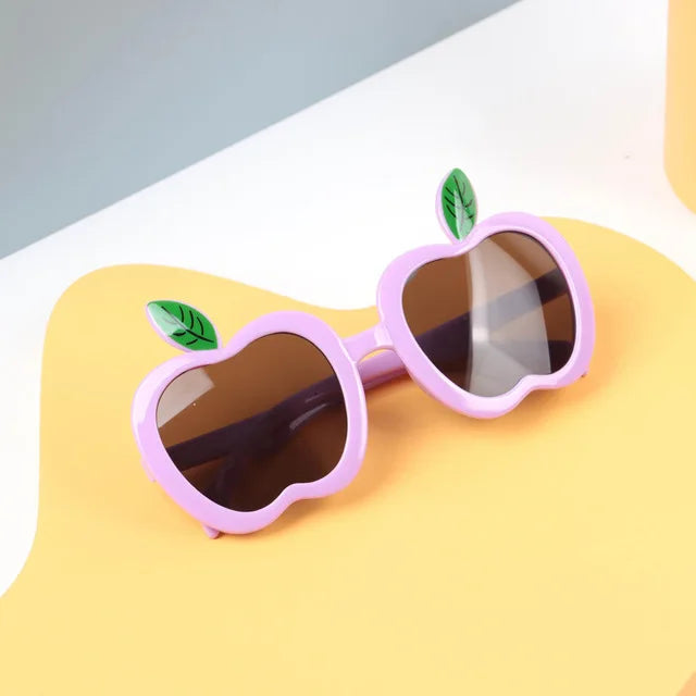 Apple Shape Children's Sunglasses Trendy Beach Sun Glasses UV400 Girls Boys Eyeglasses Outdoor Shades Decoration Eyewear - Jamboshop.com