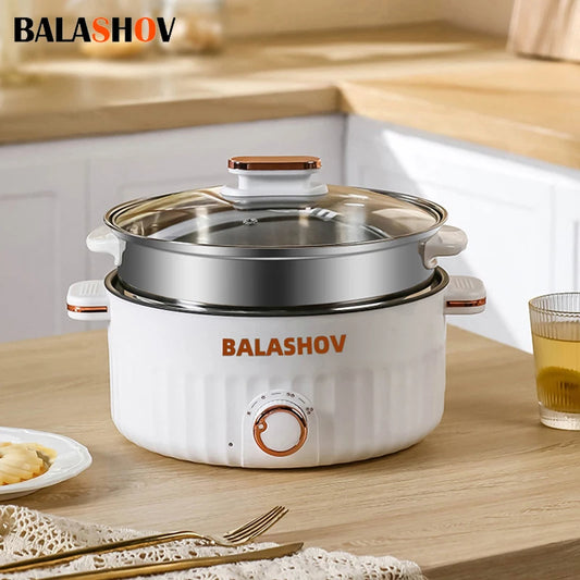1.5L 3L Portable Electric Rice Cooker Multifunctional Pan Non-stick Cookware for Kitchen and Home Appliance 110V 220V EU/US Plug - Jamboshop.com