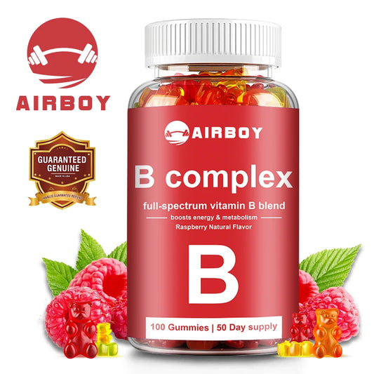 Vitamin B Complex Gummies - Relieve Fatigue, Improve Digestion, Reduce Stress, and Enhance Immunity