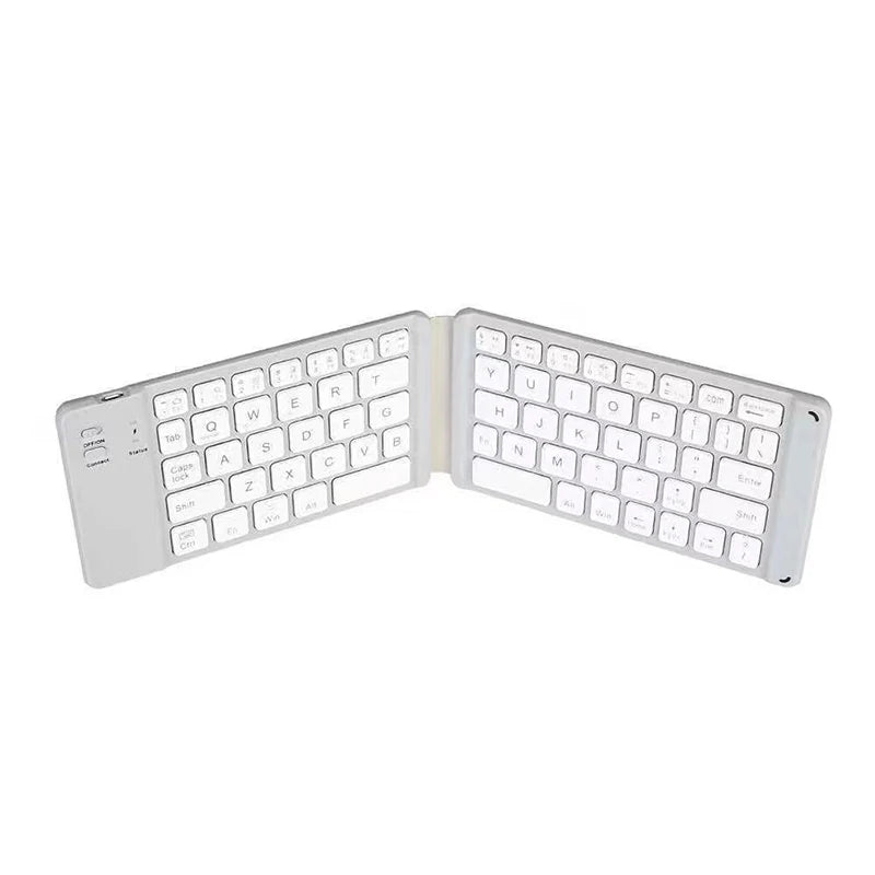 Wireless Folding Keyboard Bluetooth Keyboard With Touchpad For Windows, Android, IOS,Phone,Multi-Function Button Mini Keyboard - Jamboshop.com