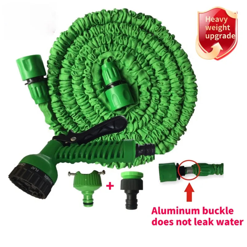 Garden Hose Expandable Magic Water Pipes Home Garden Watering Hoses High-Pressure Car Wash 7 Water Spraying Functions Water Gun