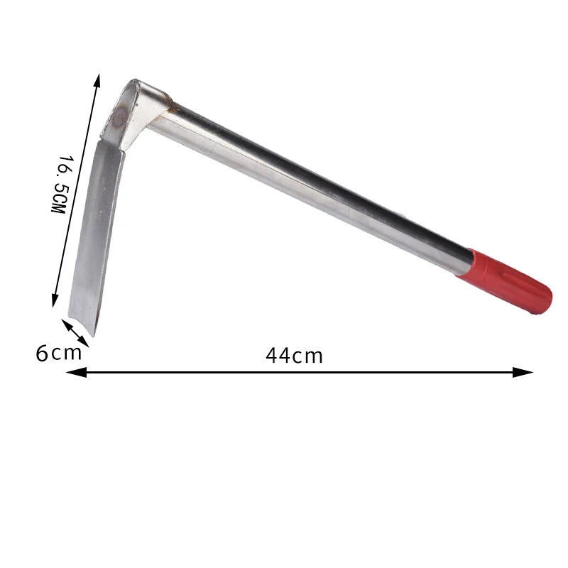 Gardening Hand Tool Hoe, 6x16.5cm 9x17cm Stainless Steel Blade Head for Yard Weeding, Loosening, Farm Planting