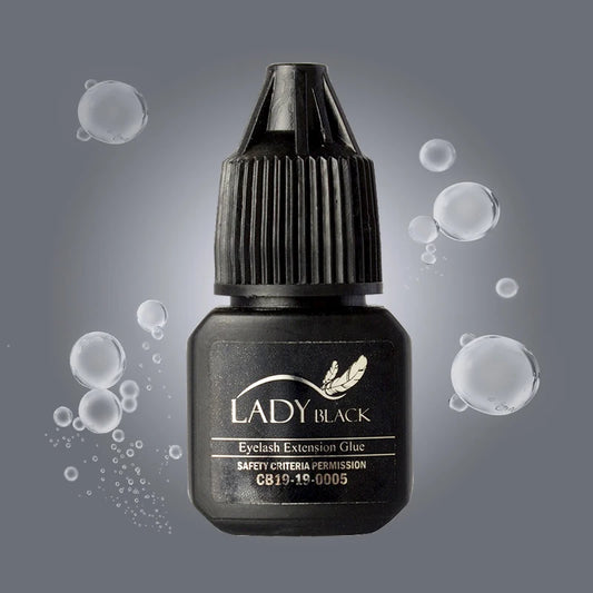 IGLUE Lady Black Glue Eyelash False Extension Glue 5ml Black Cap Waterproof Adhesive Makeup Beauty Health Tool Korea Lasting