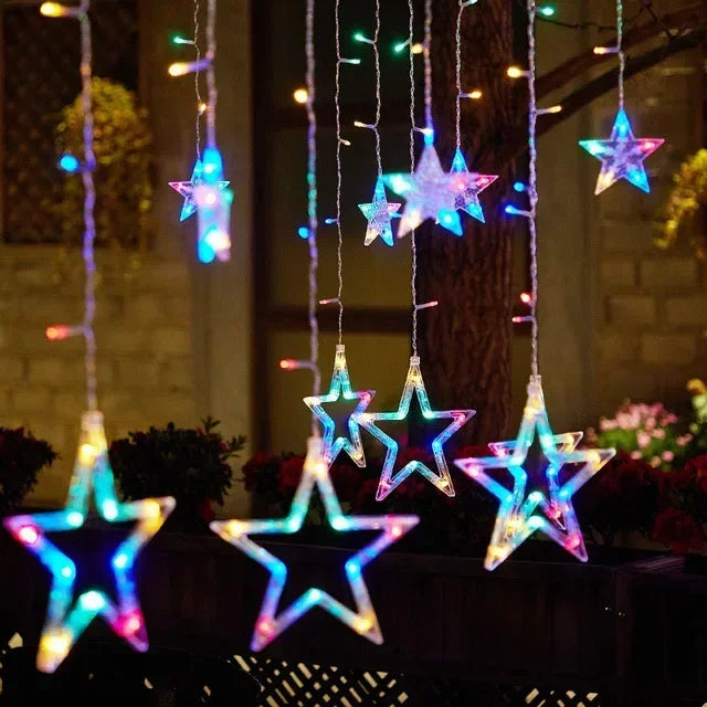 Christmas Decorations For Home Curtain Fairy String LED Light Garland Xmas Light Christmas Tree Decor Navidad 2023 Ornament - Jamboshop.com