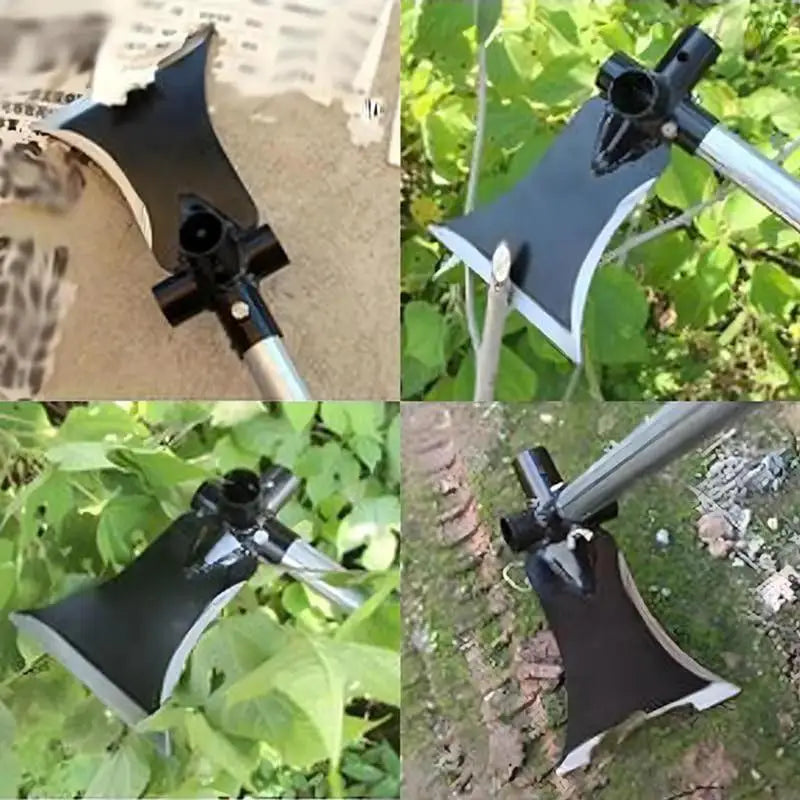 4 in 1 Gardening Tools Multi-functional Steel Agricultural Sickle Shovel Garden Hoe Replacement Head Shovel Farm Weeding Tools