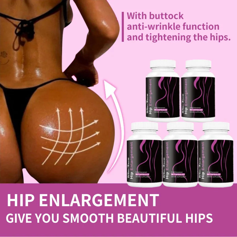 1 bottle Hip Butt Enlargement Gummies Buttock Butt Enhancement Gummy health food