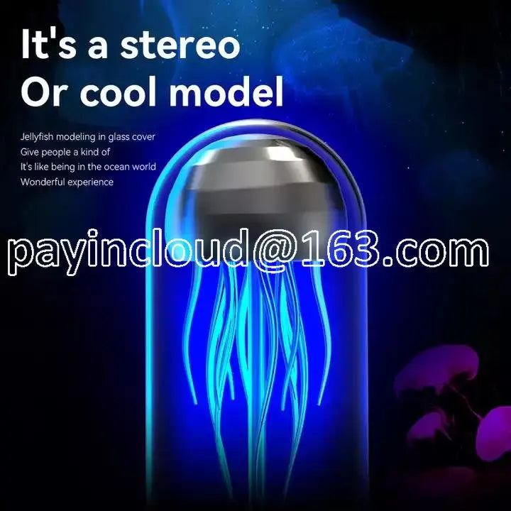 Top Selling Products 2022 Amazon Jelly Fish Led Light Original Speaker Home Theatre System with Tripod Blue Tooth Speaker