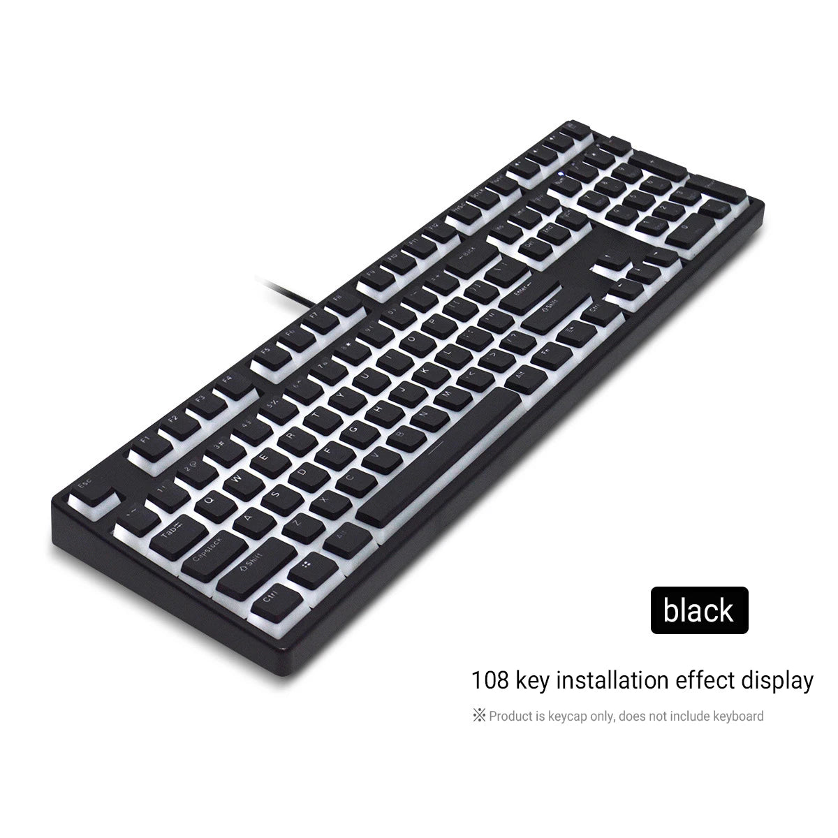 129 Keys Pudding Keycaps OEM Profile PBT Double Shot Keycap For Mx Switch Mechanical Keyboard ISO Layout RGB backlit Key Caps - Jamboshop.com