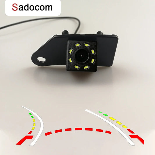 HD Wireless Car CCD Rear Camera Fisheye 12 led dynamic Night Vision bracket Parking For Mitsubishi ASX 2011 2012 2013 2014 RVR