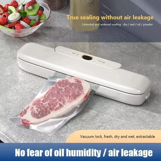 Electric Food Vacuum Sealer Machine Home Use With Free 10PCS Bags Fast Vacuuming Wet Or Dry Food Vaccum Sealing Machine Mini