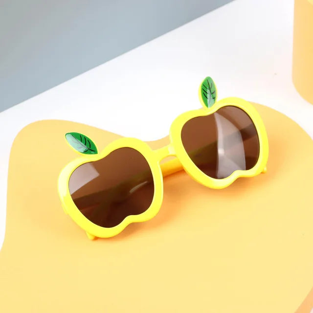 Apple Shape Children's Sunglasses Trendy Beach Sun Glasses UV400 Girls Boys Eyeglasses Outdoor Shades Decoration Eyewear - Jamboshop.com