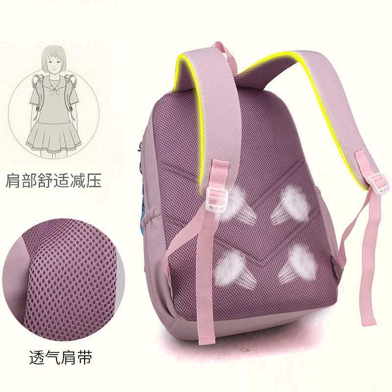 Girl School Bag Backpack Back Pack For Teenager Women Children Female Pink Schoolbag Primary High Bagpack Class Teens Child Kids - Jamboshop.com