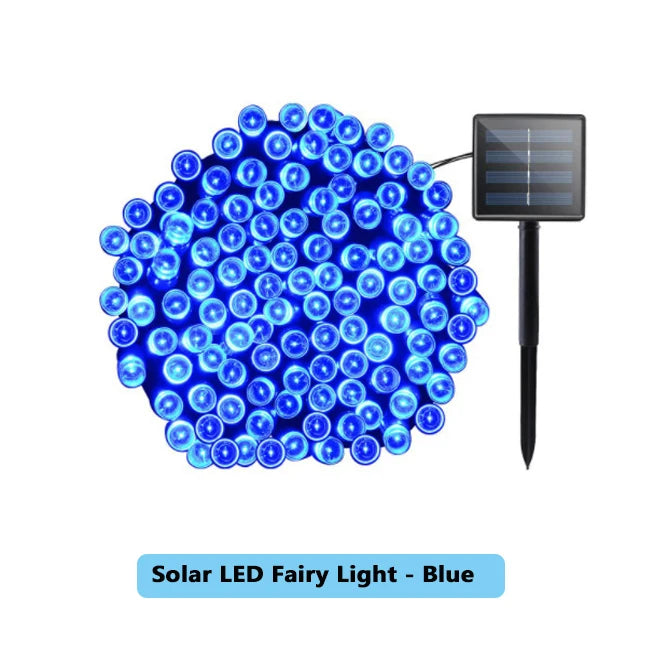 Solar lamp string Outdoor Lighting led 7M 22M 200LEDs For Garden Decoration Christmas Fairy Light Home Solar Power Lamp - Jamboshop.com