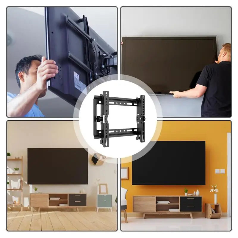 Wall Mount TV Bracket Flexible Adjustment TV Monitor Bracket Mount Articulating Arm Adjustable Wall TV Stand Mount for Bedroom