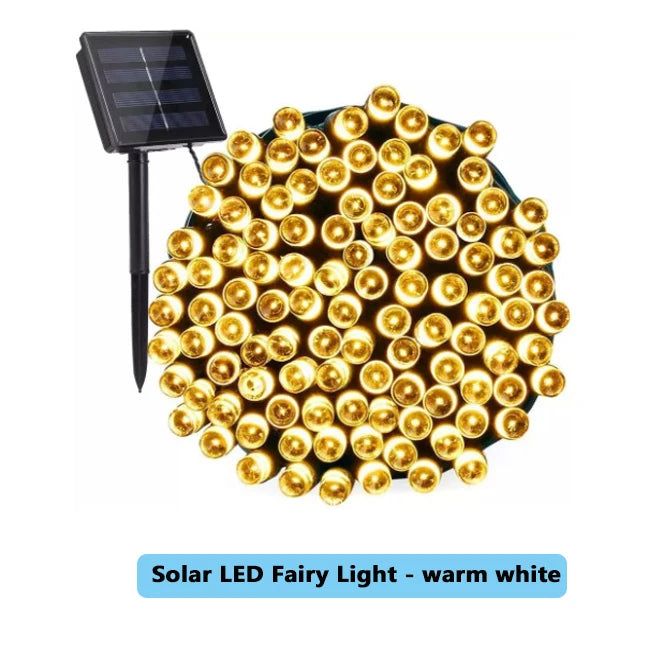 Solar lamp string Outdoor Lighting led 7M 22M 200LEDs For Garden Decoration Christmas Fairy Light Home Solar Power Lamp - Jamboshop.com