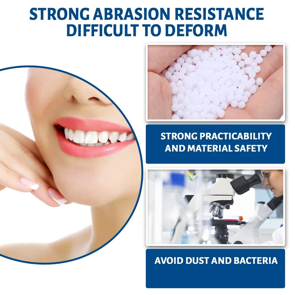 Resin Tooth Repair Glue Shapeable Teeth Fill Gaps Solid Glue Temporary Teeth Repair Falseteeth Glue Dental Beauty Health